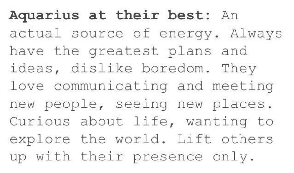 zodiacrule's tweet photo. Aquarius at their best and at their worst https://t.co/Ao2AdozWOG