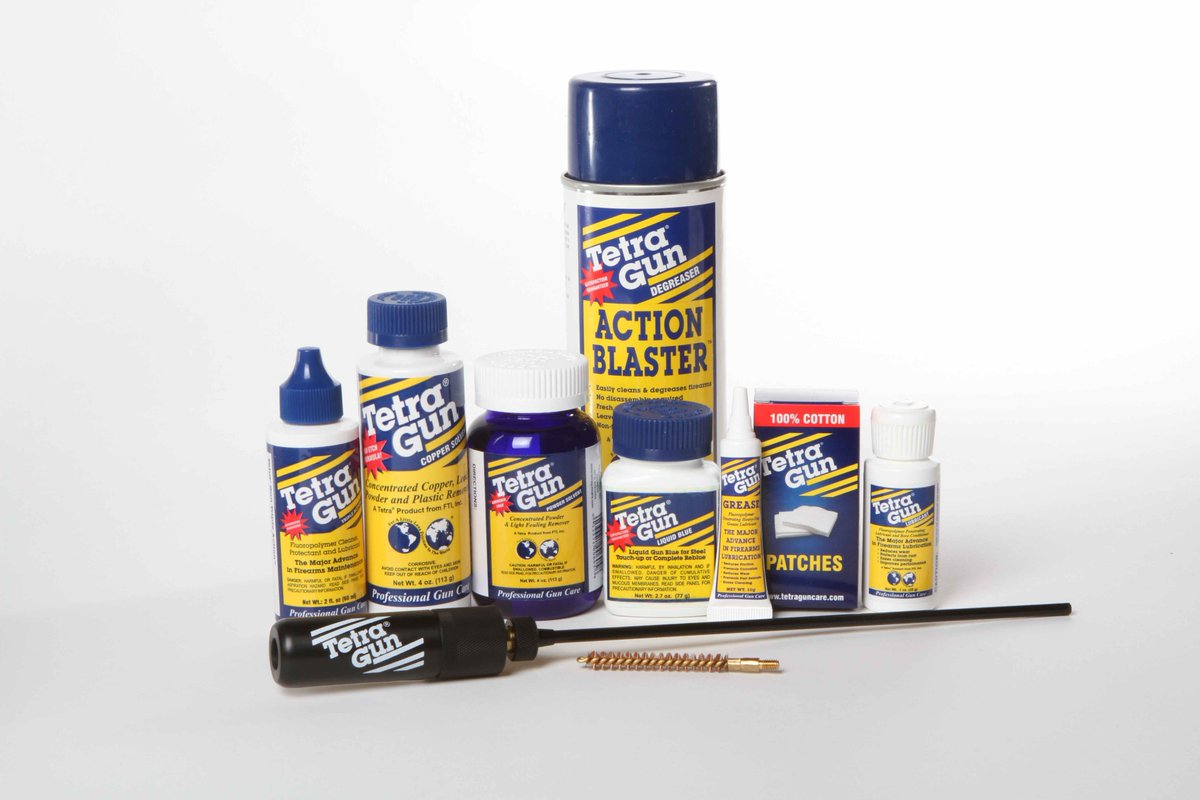 Lubricantes, sprays limpiadores, pavonadores ...  #TetraGun cuenta con los mejores productos para tus #armas.