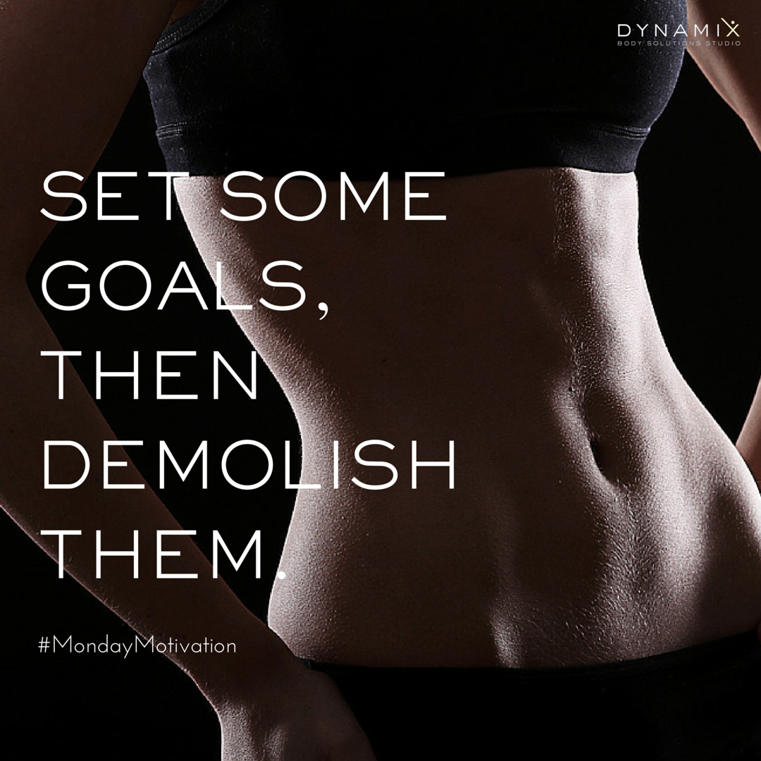 DynamixBody's tweet photo. Set some goals, then demolish them. #MyMantra #MondayMotivation #DenverFit #ColoradoLifestyle #Quotes https://t.co/v7tAmiBnqo