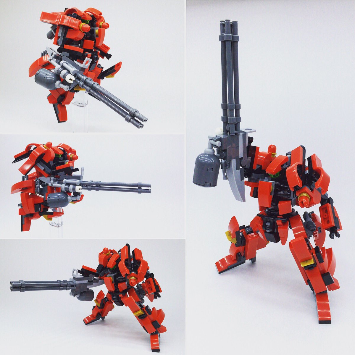 にかいどう レゴ機械生物図鑑 V Twitter 赤いロボ作ってみました なんというか溢れるフロム臭 ムラクモ う 頭が レゴ レゴブロック Lego レゴミリタリー レゴロボ 叢