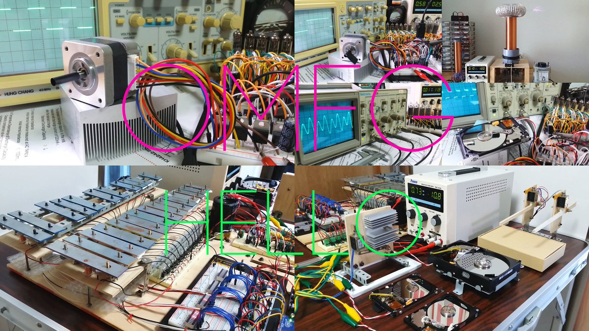 Flanon_Shin's tweet photo. OMFG - Hello, Tesla Coil &amp; Robot Orchestra cover
"Thanks for the 1,000 sub!!!" #OMFG #Hello
https://t.co/N7lsn3mfLA https://t.co/ZUnAojevq2