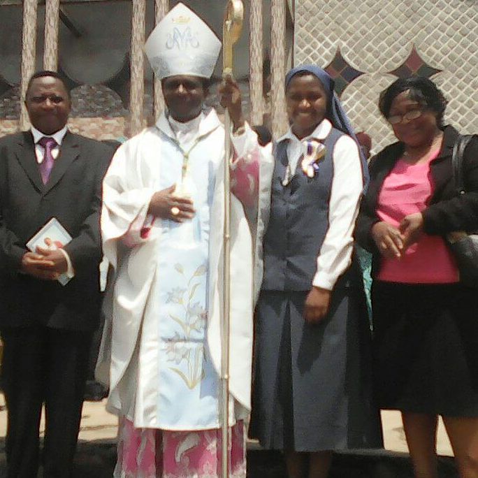 DaughterStPaul's tweet photo. Our Sistet Neville Christine on the day of her #FinalVows #YesForever #joy #PerpetualProfession #Consecration https://t.co/vI8hga38v7