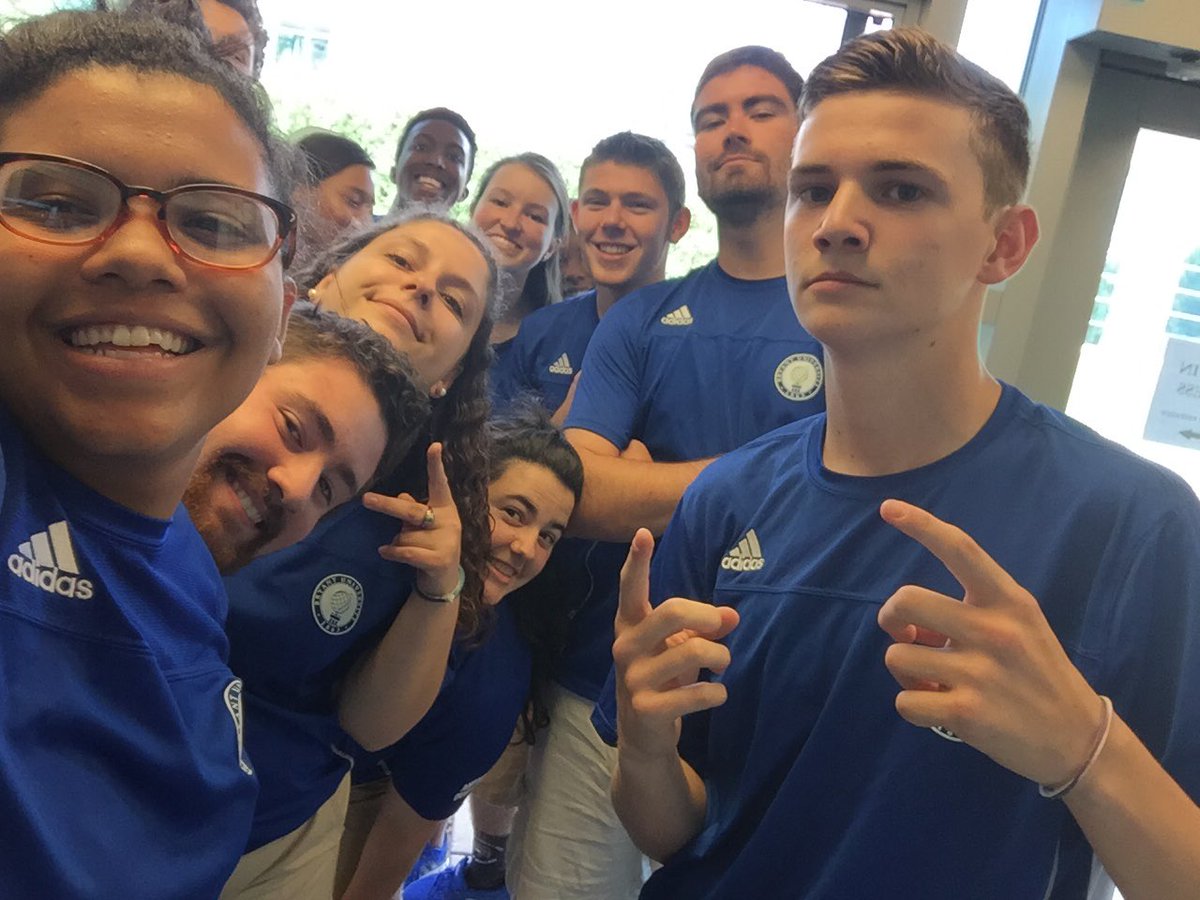 OL's are ready for the big opening!! 🐾#BryantSetSail #Bryant2020 #BryantBound