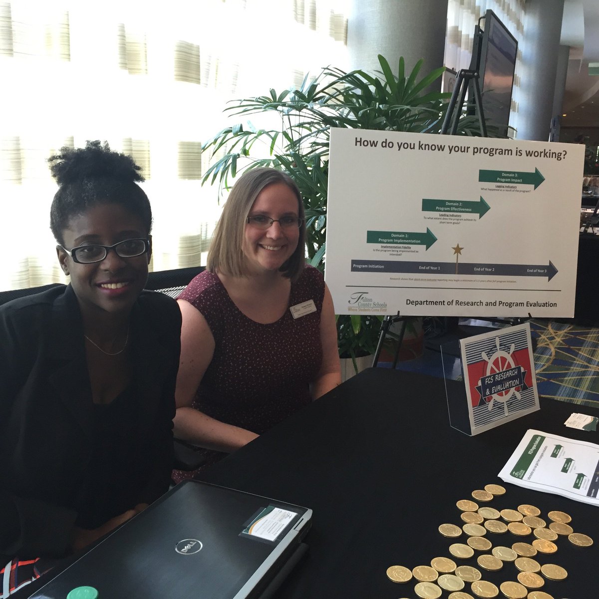 mahnazcharania's tweet photo. @FultonCoSchools staff: Come visit @FCS_Research at Summer Summit for tips on measuring program impact #FseaS16 https://t.co/saiiO8ss8H