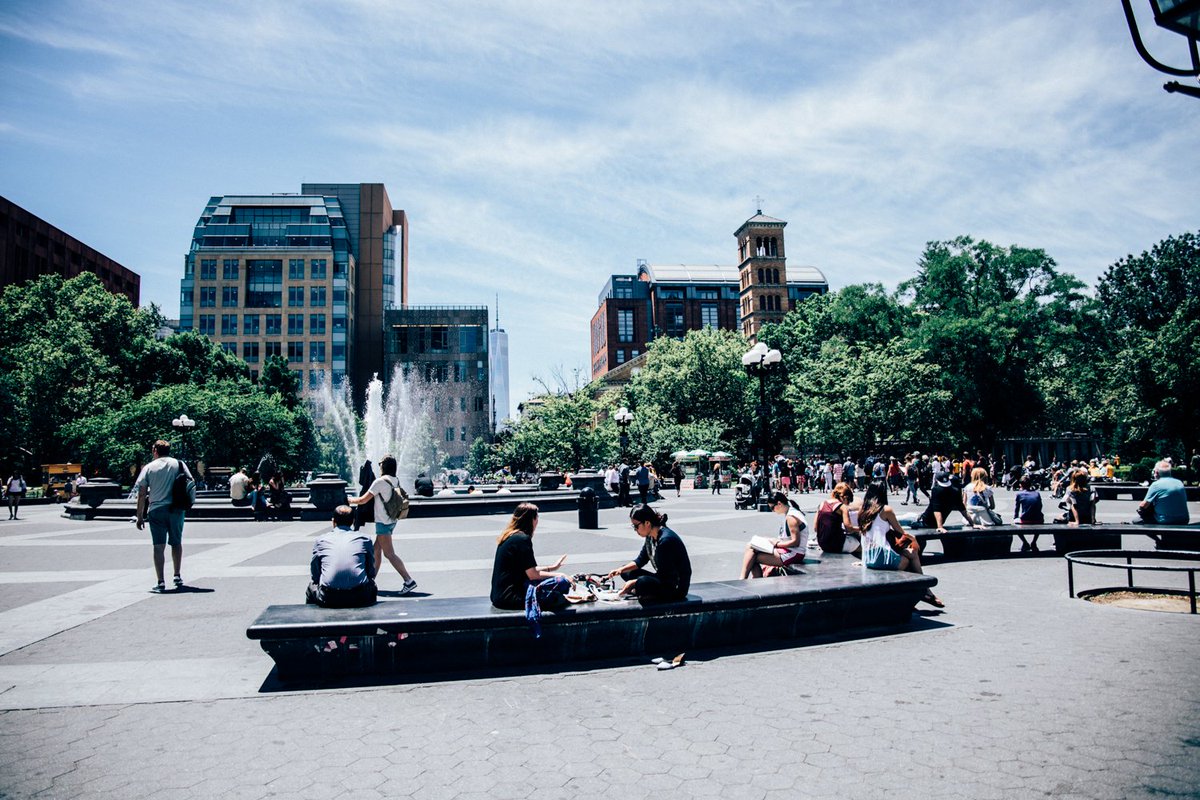 RT <a href="/nyuniversity/">New York University</a>: This is how we do the first day of summer. #NYUvibe