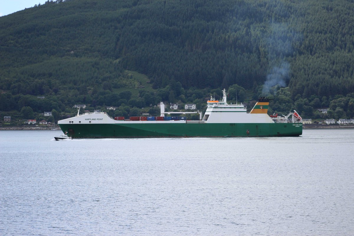 ArgyllSeaGlass's tweet photo. #HartlandPoint on #LochLong after leaving Glenmallan on Thursday with #ClydeClipper at #Blairmore pier #LoveArgyll https://t.co/l7DsAWutDB