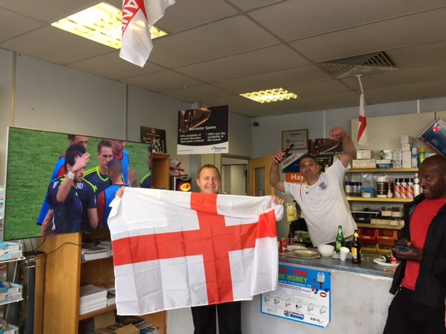 Great day and great result! Thanks to all who came. #EURO2016 #englandvswales #ENG #WAL