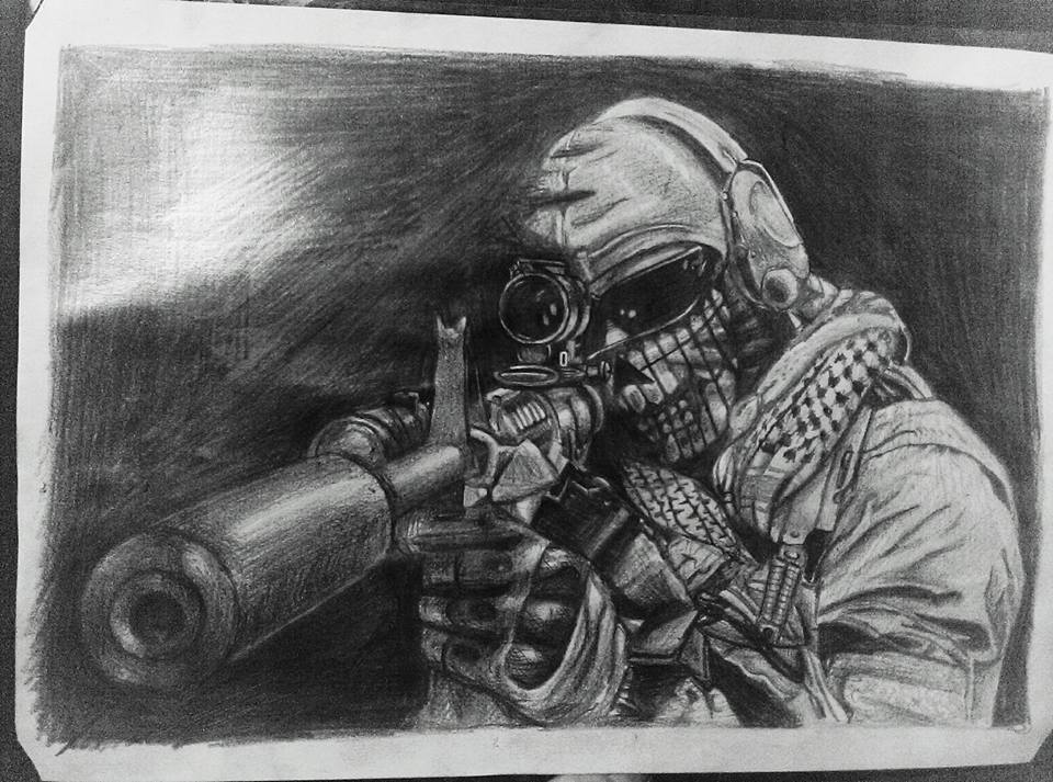 cod ghost drawings