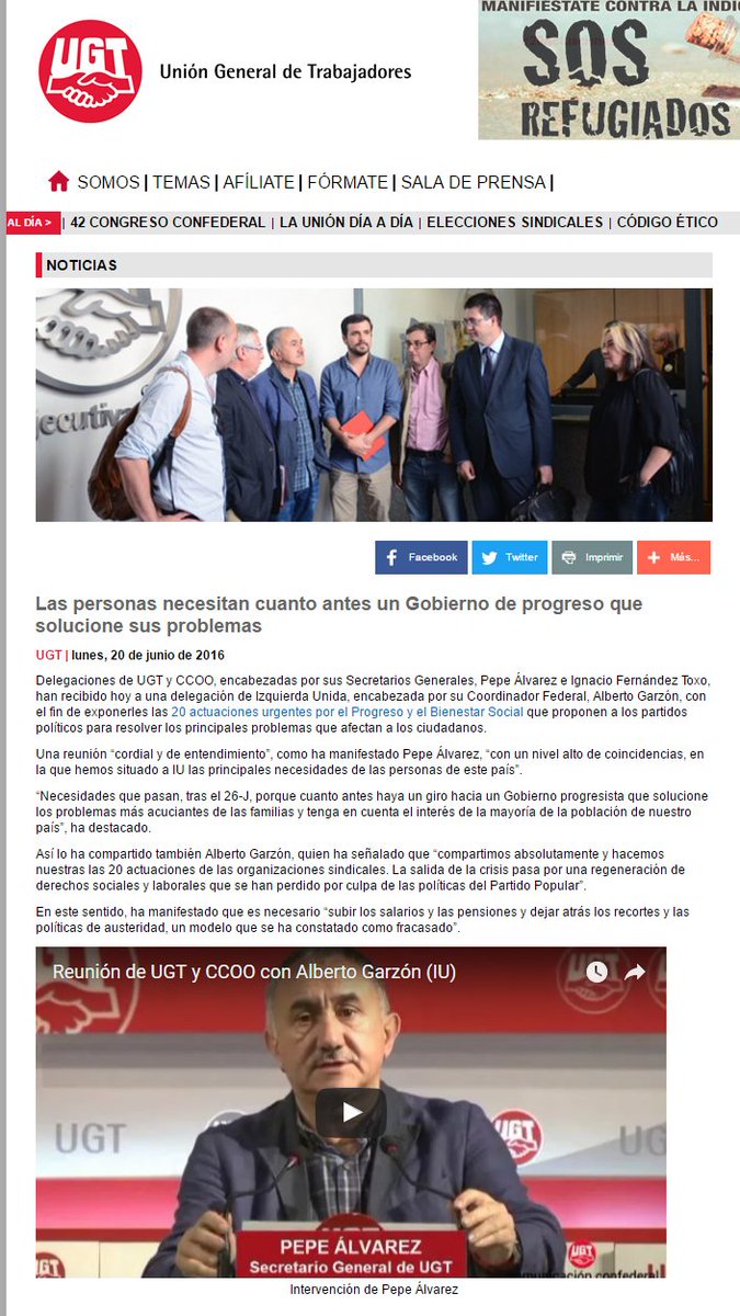 Las personas necesitan cuanto antes un Gobierno de progreso que solucione sus problemas goo.gl/SI7khD