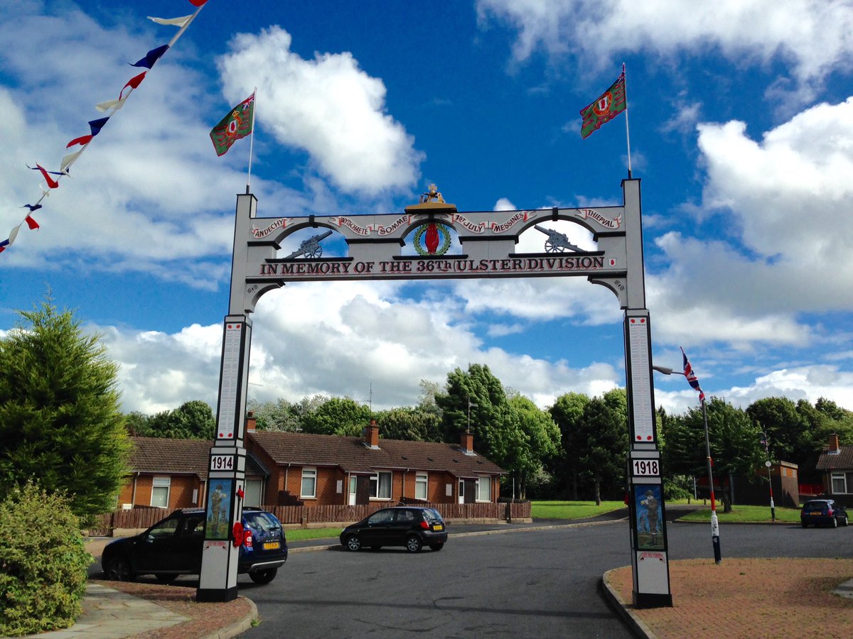 summerstown182's tweet photo. #Portadown CoArmagh gears up for the 100th Anniversary of the Battle of the Somme #36thDivision #Somme100 #WW1 https://t.co/quDySA77ks