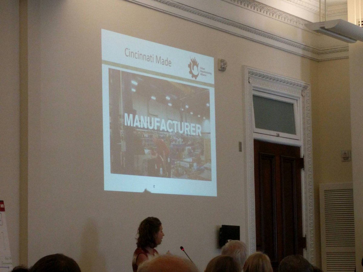 cncymade's tweet photo. Sharing @UMfgAlliance 's  Local-Made brands at @whitehouseostp #WeekofMaking @FirstBatchCNCY shout-out https://t.co/aLwTlFwTFf