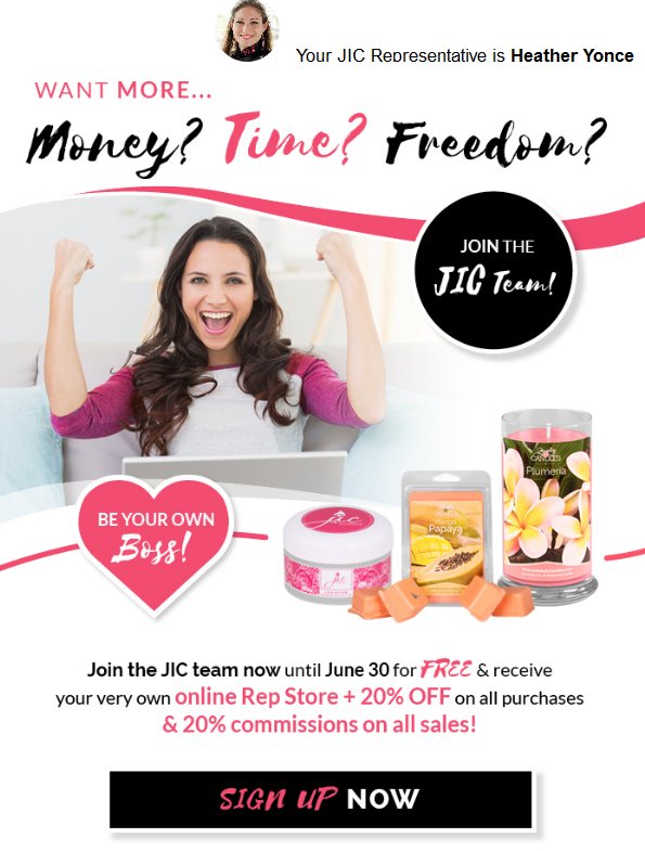 JIC_Heather's tweet photo. 3 DAYS LEFT to start FREE! https://t.co/cNkPibHHYW #wah #affiliatecommunity #affiliatemarketers #directsales https://t.co/jTD4D6zJMy