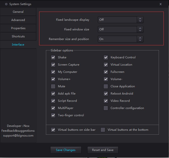 Noxplayer Go To Settings Interface And Set To Remember The Window Size And Position You Opened Last Time Noxplayer Go To Settings Interface And Set To Remember The Window Size And Position You Opened Last Time