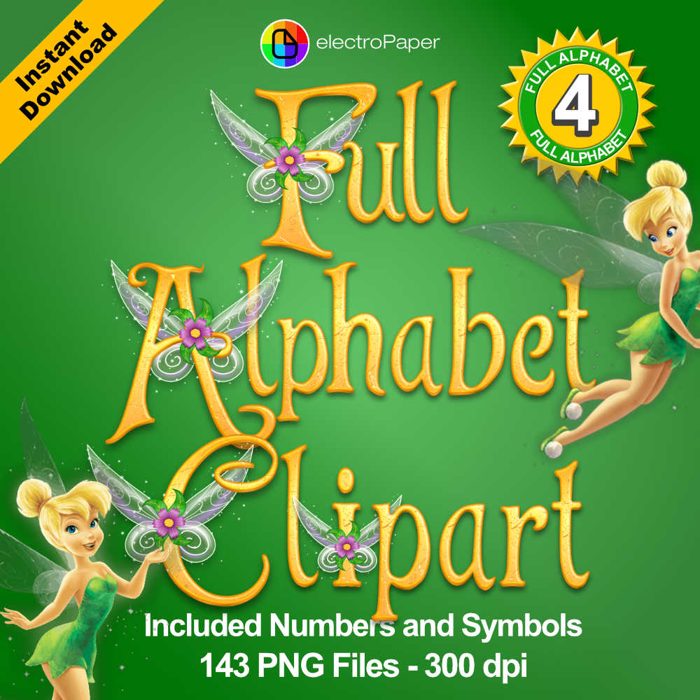 electropaper's tweet photo. Tinkerbell - Full Alphabet Clipart: https://t.co/303aOEIm1u https://t.co/wjNawoP9sj