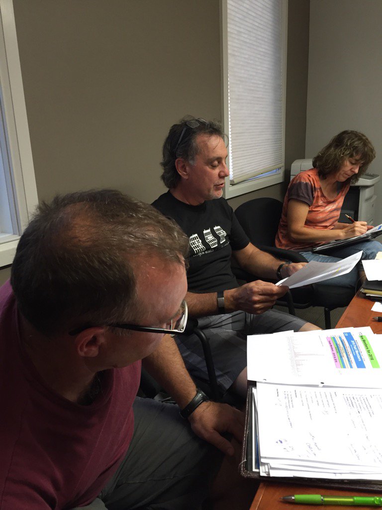 Sipnzip's tweet image. Prez Rob Luke receives membership report from Andy Palermo - now 299 members! Who will be #300? @TPMBC @Ilovenorfolk