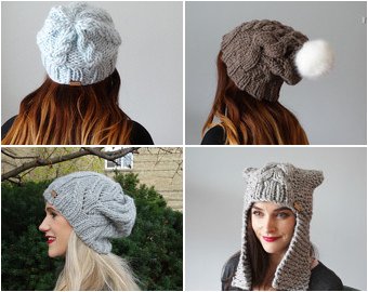 gems_little's tweet image. Looking for a hat? I&apos;ve got a few! #knittedhat #slouchyhat #customizedhat #winter #fall