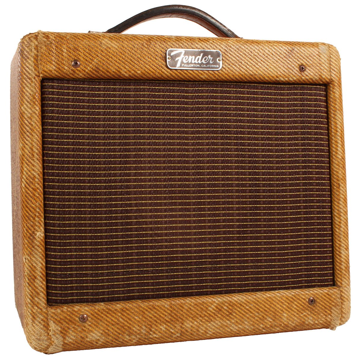 gpguitars's tweet photo. Create your own legendary tone with this little 1956 @Fender Tweed Champ (From the Mark Wenner collection)! https://t.co/pgSfl8unvS