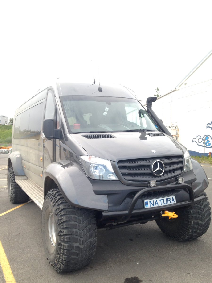 MOfeldt's tweet photo. Found this beauty in a small town in Iceland. #iceland #4x4 #badassvan #travel #gfpproject https://t.co/mp8GuJ7C1i