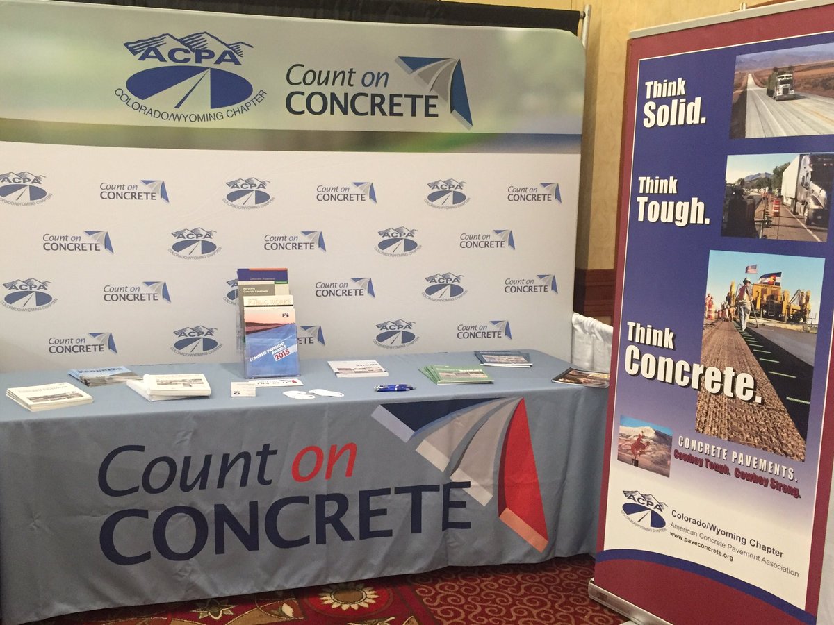 COWYACPA's tweet image. @PaveConcrete is at #WASHTO2016 in Laramie. Stop by and say hi!