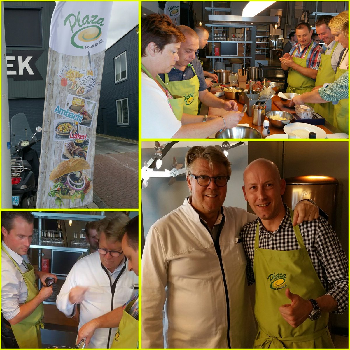 Er werd vandaag volop gekookt tijdens de landelijke Plaza-dag, met niemand minder dan <a href="/vossius/">Robert J.K.Kranenborg</a> (Robert Kranenborg) 🍽