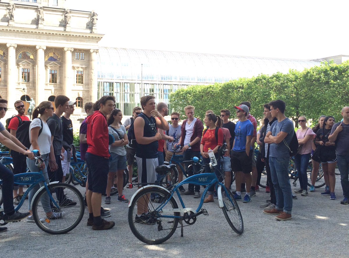 Mike's Bike Tour... short break at the old Bavarian royal palace.