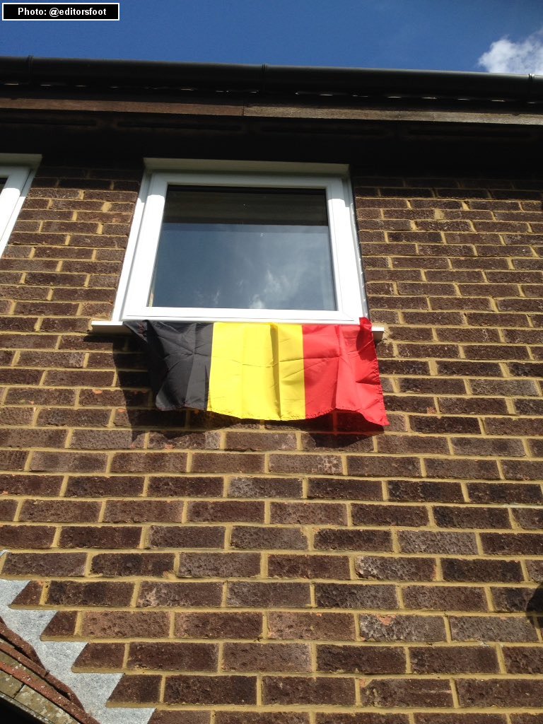 Kent_999s's tweet photo. CHATHAM: A man supporting the Belgian football team with a flag got a dozen bits of poo through the letterbox today. https://t.co/JWRYa6d2YX