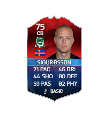 Ragnar Sigurdsson speelde ijzersterk tegen Engeland! iMOTM kaart? #ICEENG #engice #euro2016 #fut #fifa16