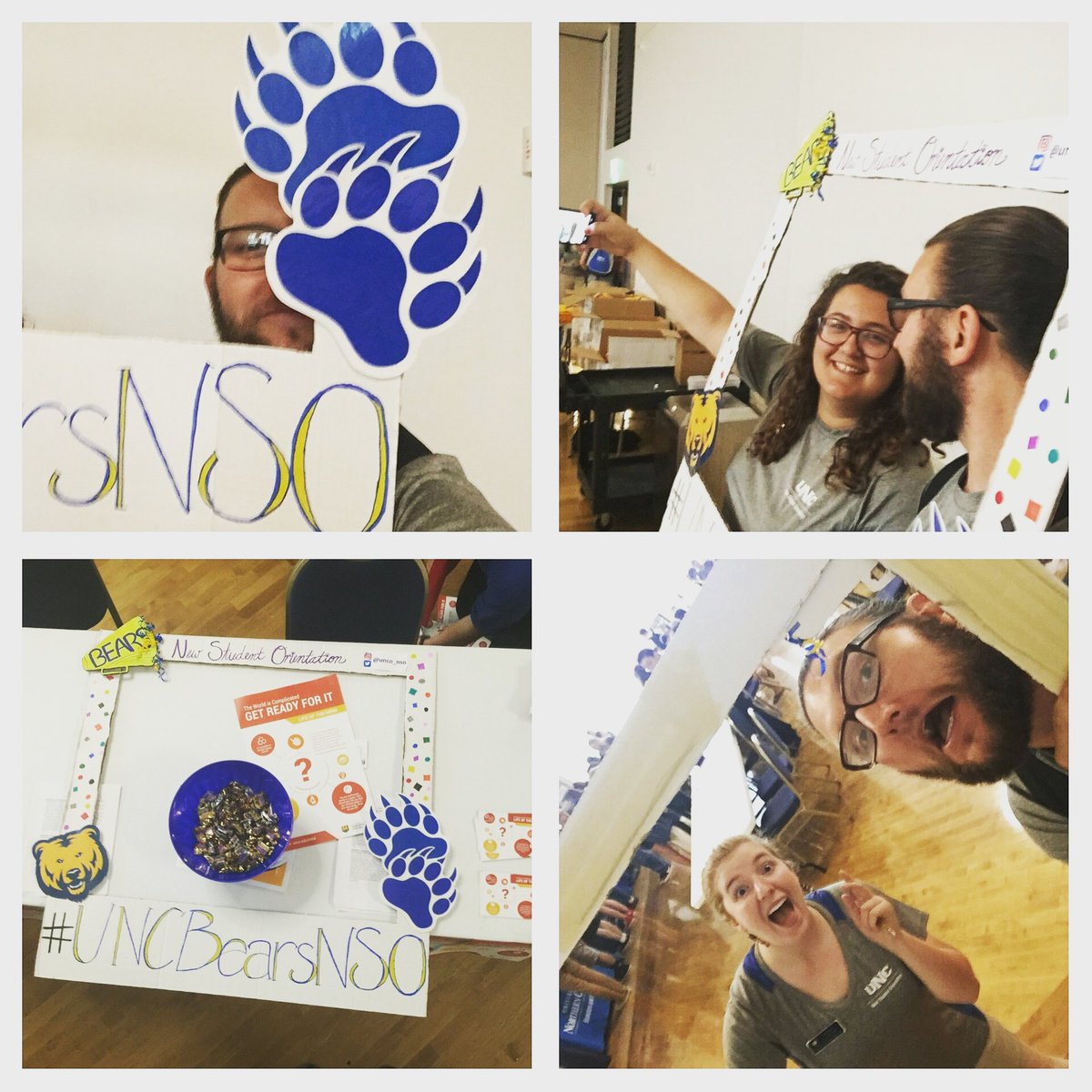 UNCBearsNSO's tweet photo. #UniversityFair through the lens of #OrientationLeaders at #UNCBearsNSO! #UNCBears https://t.co/62W0UIvyKr