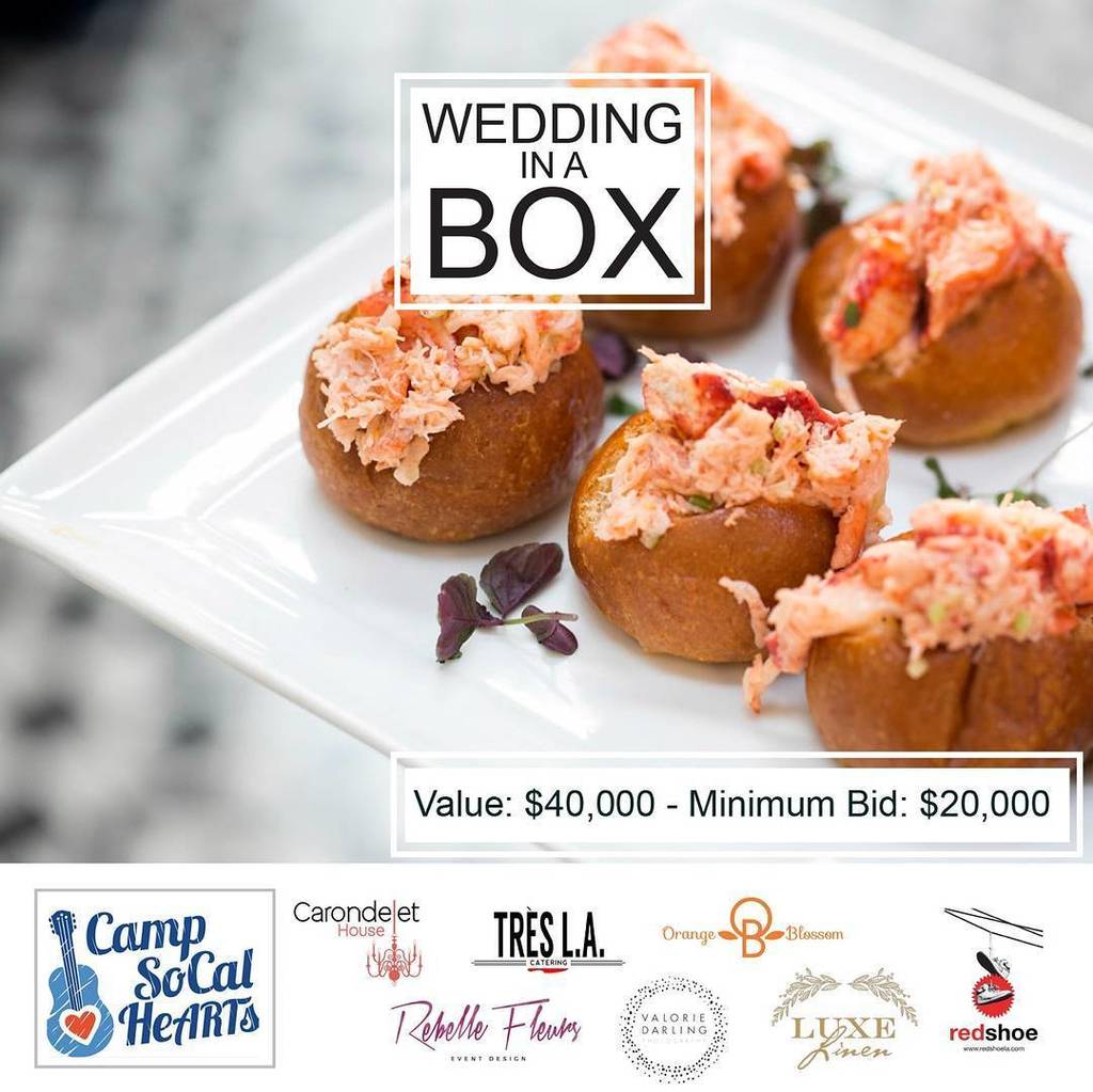 TresLACatering's tweet photo. The wedding auction benefiting @socalheartsla has been extended for one more week! You can still win the wedding of… https://t.co/HUxYYd8CH7