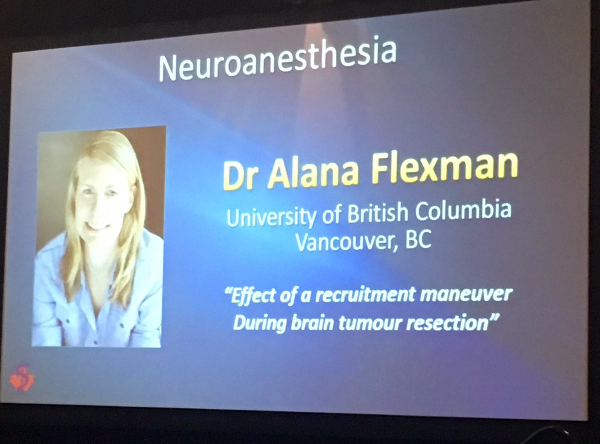 julietsayshello's tweet photo. Congrats Dr Alana Flexman! Winner of Best Paper in Neuroanesthesia #CAS_SCA2016 @AlanaFlex @anesthres @VCHResearch https://t.co/XCYrU7kc3d