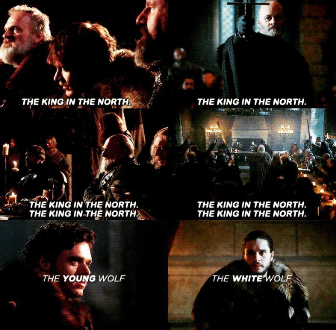 The King in the North! #GameOfThrones