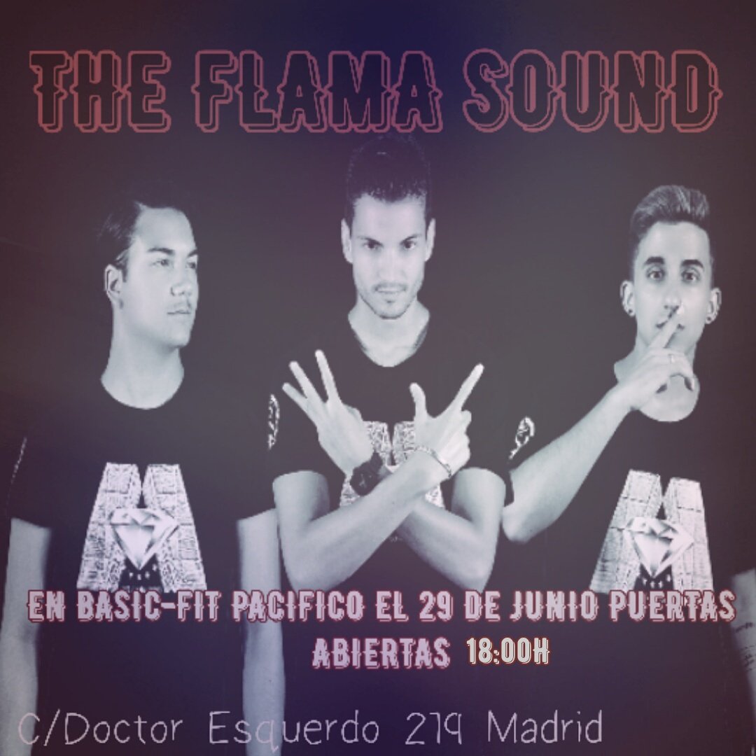 TheFlamaSound's tweet photo. The Flama Sound estará el 29/06 a las 18:00h en el aniversario de Basic fit pacifico! https://t.co/bzG8EUOG2b