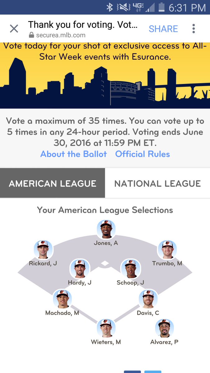 tschulze2011's tweet photo. @Orioles @Mtrumbo44  #VoteTrumbo https://t.co/YLAgV3BsSC