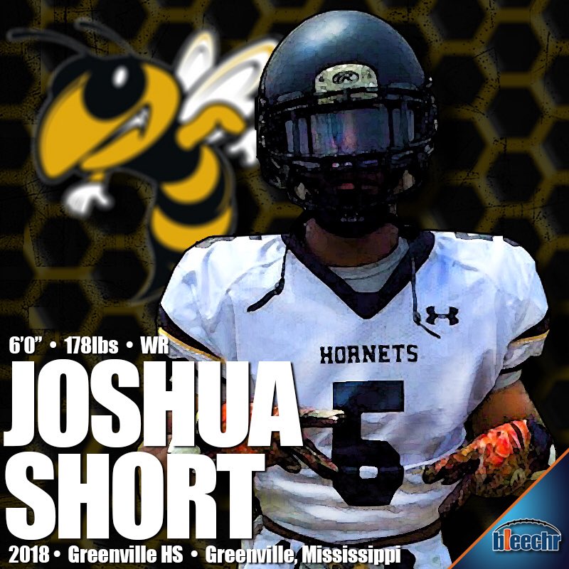 S/O to '18, 6-0, 178 WR Joshua Short from <a href="/swarmville/">Greenville High</a> (MS) See more! bleechr.com/profile/userpr… <a href="/TheJoshShort5/">Joshua Short</a>