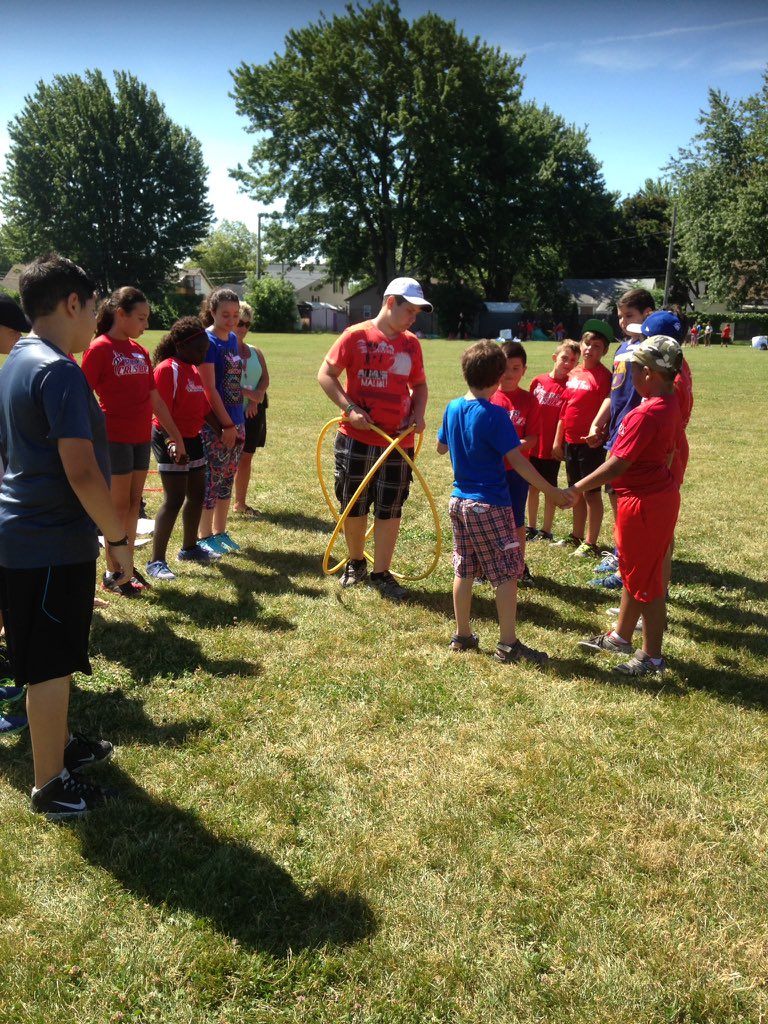 Our students truly enjoyed some team building activities with the students at St. Louis School.