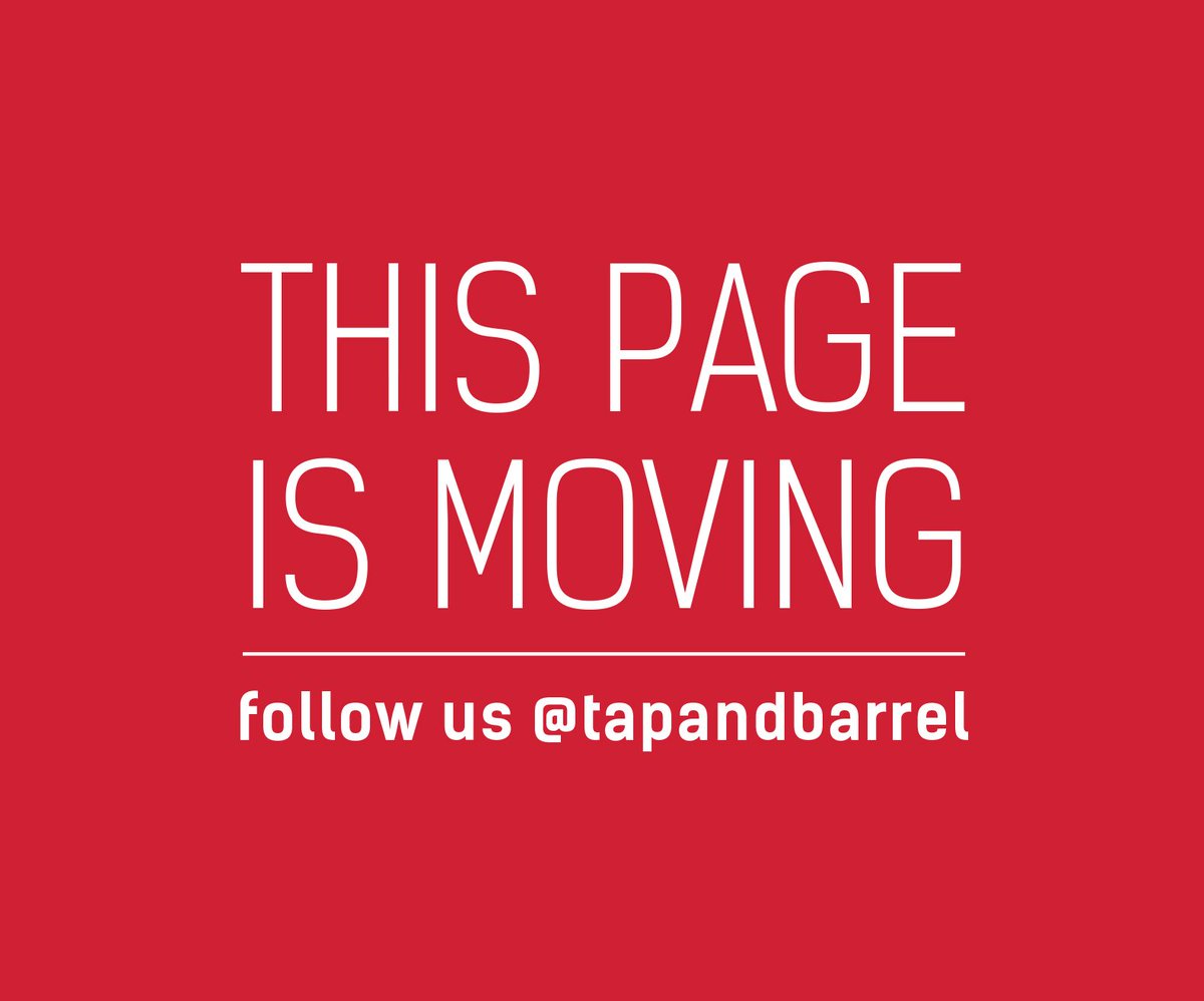 We're moving our page to <a href="/tapandbarrel/">Tap & Barrel</a> please follow us there to stay connected!