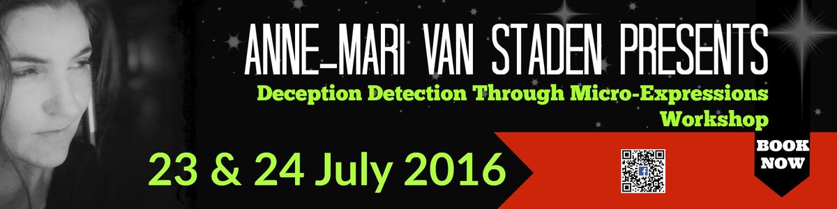 polygraph_api's tweet image. Workshop in Deception Detection with Micro-expressions - book now africapolygraph.com/workshop1/
#workshop #apitraining