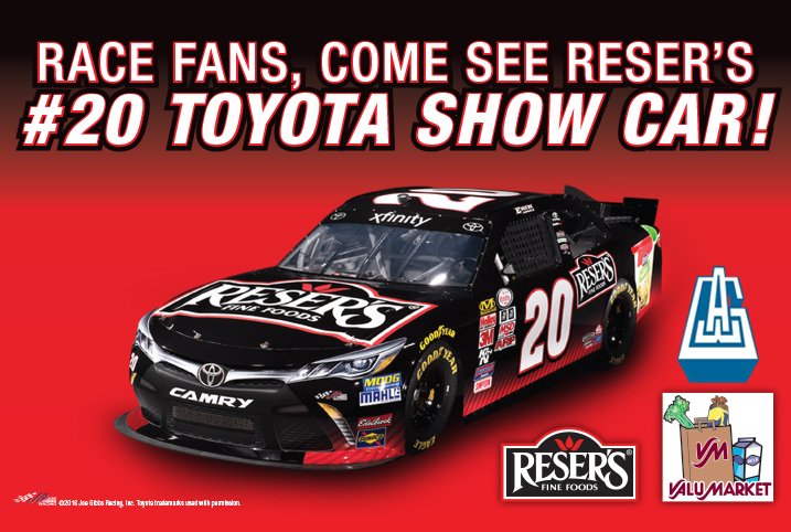 Resers's tweet photo. #Louisville #Kentucky #NASCAR fans check out our show car Tues 6/28 AWG Price Less Food Store, 3417 Breckinridge Ln https://t.co/DAoFCV2UB9