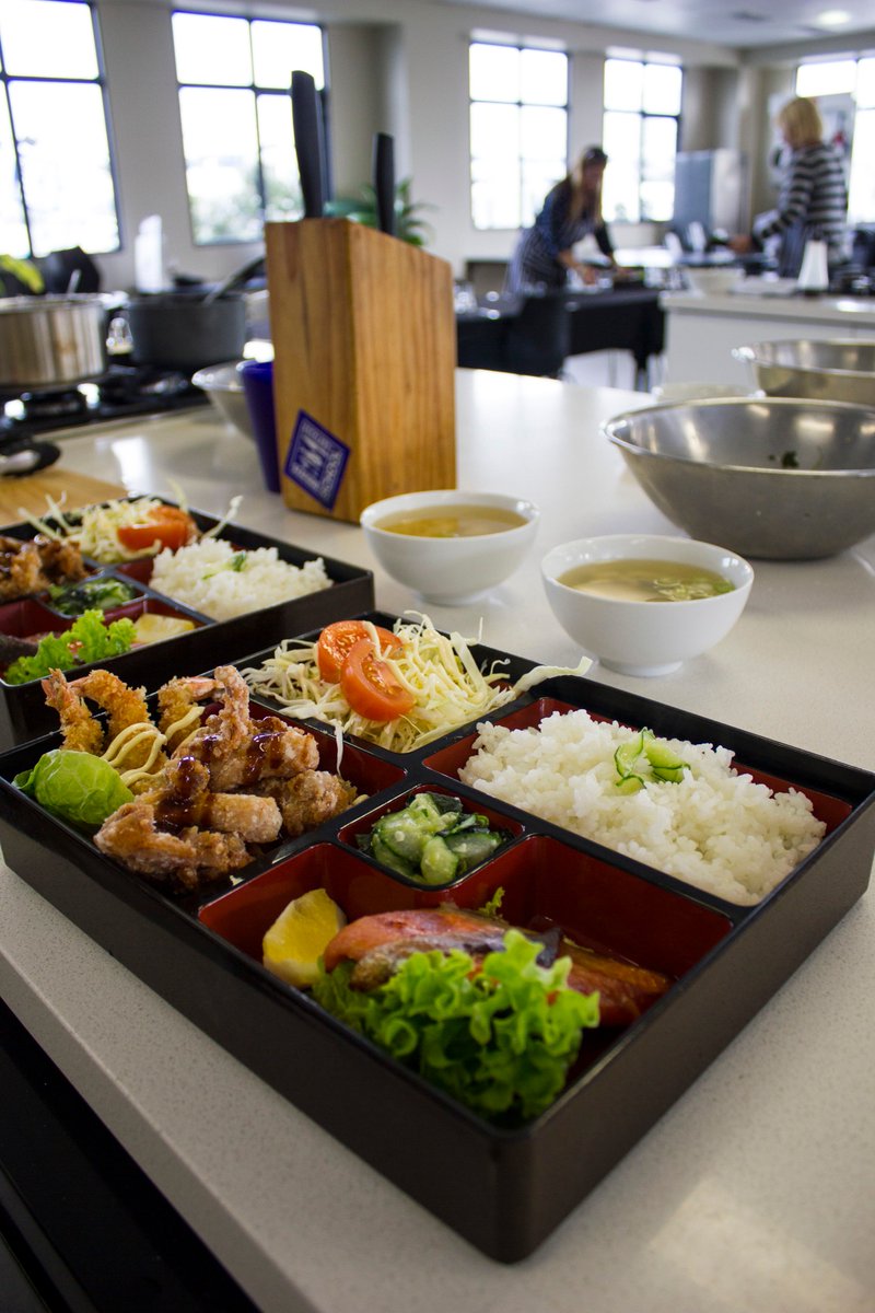 Bento box #cookingclass w Chef Akira Kugue