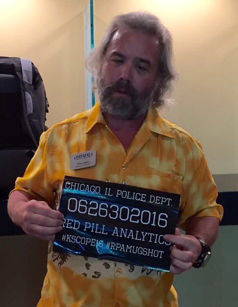 Troy_Ligon's tweet photo. But Officer, I swear I'm just dizzy from spinning analytic cubes...  #Kscope16 #rpamugshot https://t.co/24AYexrpbF