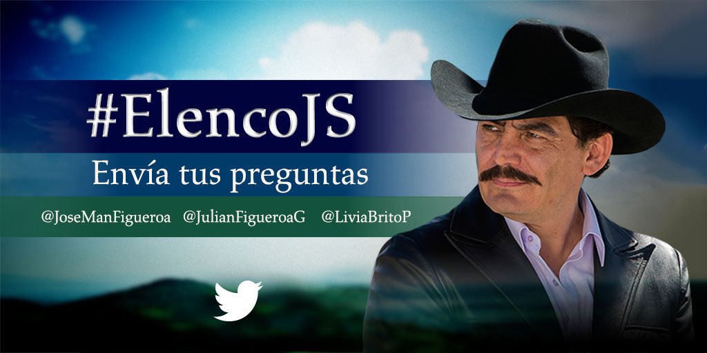 Univision's tweet photo. .@JoseManFigueroa @JulianFigueroaG y @LiviaBritoP contestarán tus preguntas esta noche durante el estreno #ElencoJS https://t.co/avwAezBbUV