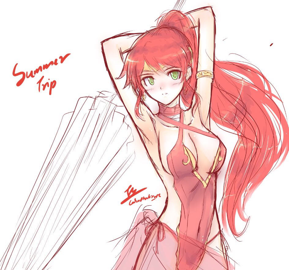 Pyrrha__Nikos's tweet image. "I like this outfit.~"