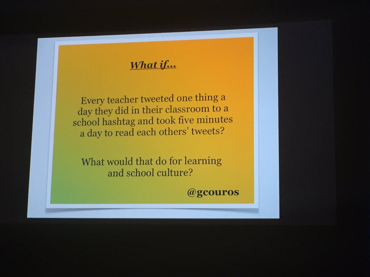 DrMortonConrad's tweet photo. I wish I could stop crying...more than better students. Better people. Thanks! #iste2016gc https://t.co/kx7vMNR3WX