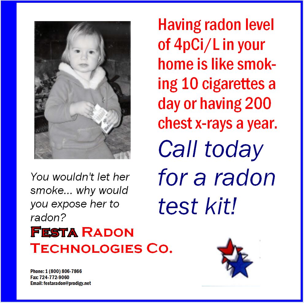 Radon causes lung cancer too
Test your home for radon!
 #festaradon #festafans #lungcancer #radon #testforradon
