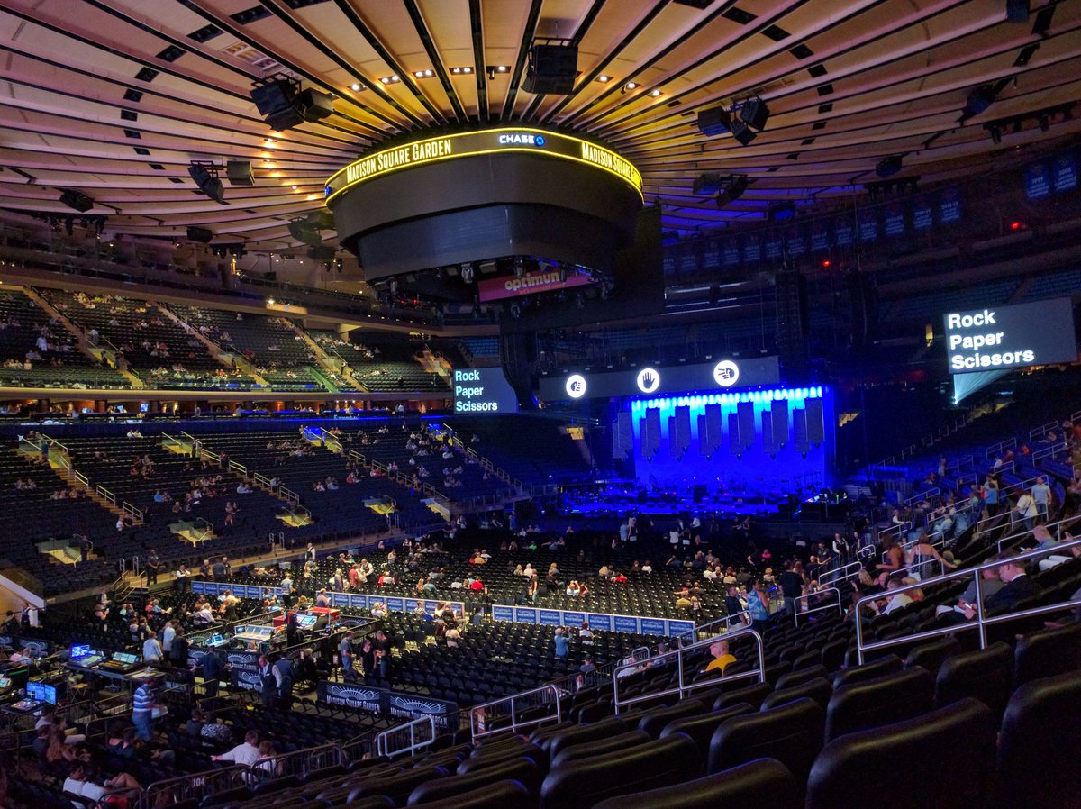 iWrangleData's tweet photo. Getting ready for Peter Gabriel and Sting at Madison Square Garden 
#PeterGabrielMSG #StingMSG https://t.co/a1gqAaeBzp