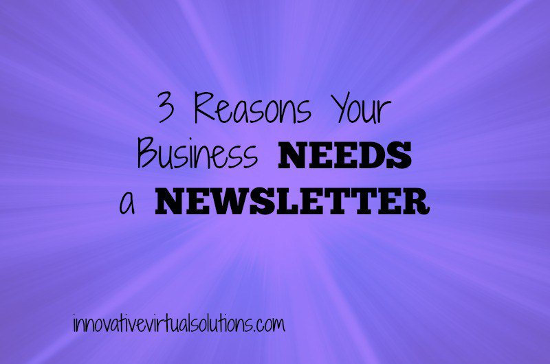 innovativevs's tweet photo. Here are 3 Reasons Your Business NEEDS a Newsletter: https://t.co/IbsRF6rzNY https://t.co/RhFFgbWIla