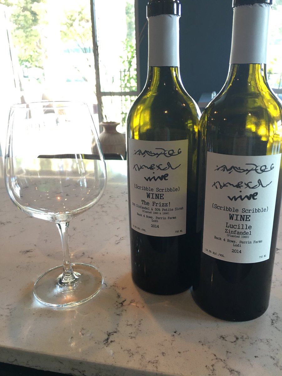 MangiareSF's tweet photo. Coming soon to @MangiareSF Scribble Scribble wine by winemaker and friend, Dean Wilson. #smallbusiness #wine https://t.co/VNMwAEOP8v