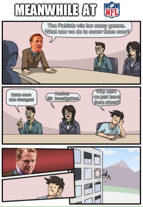 CockyWesWelker's tweet photo. Meanwhile, at NFL headquarters https://t.co/LfODw5psdh