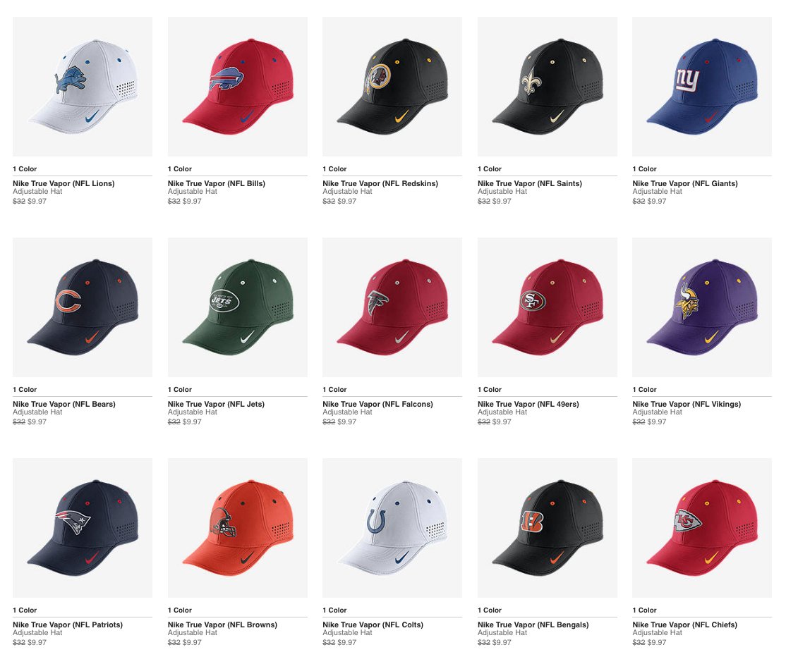 nike nfl hats