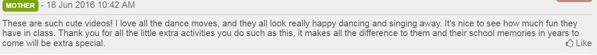 BlackbirdMPS's tweet photo. @manor_primary @FiSwain Another positive parent comment on Tapestry! :-) https://t.co/HB6WqlfmXF